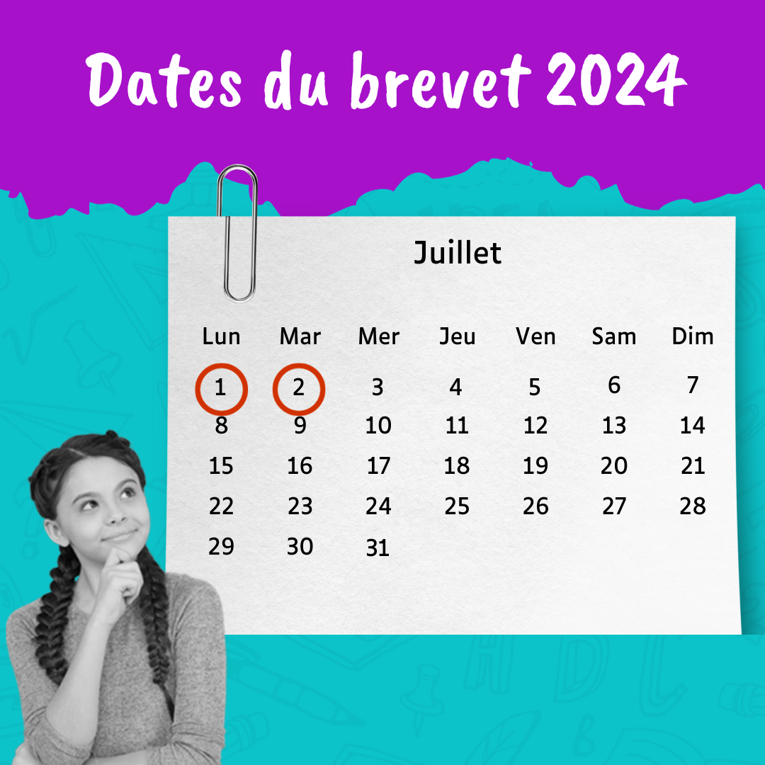 Le calendrier des épreuves du Brevet et du Baccalauréat 2024 est